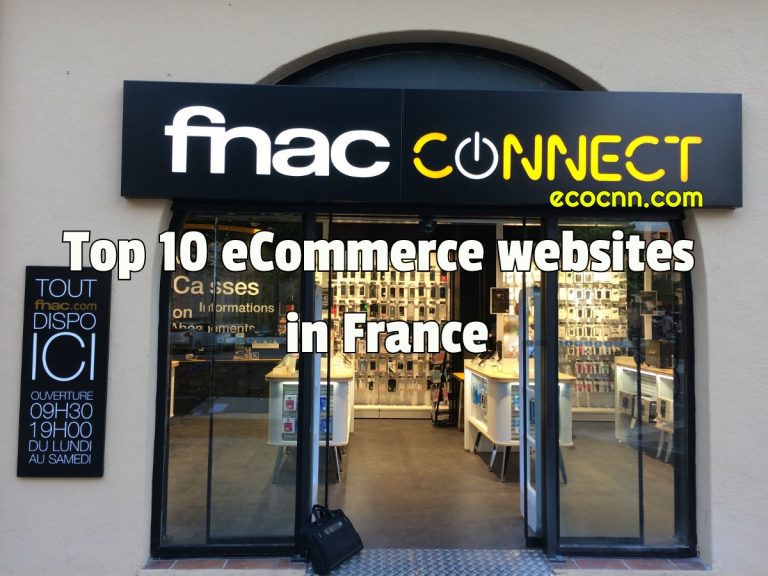 Top 10 ecommerce Websites and online shopping sites in France